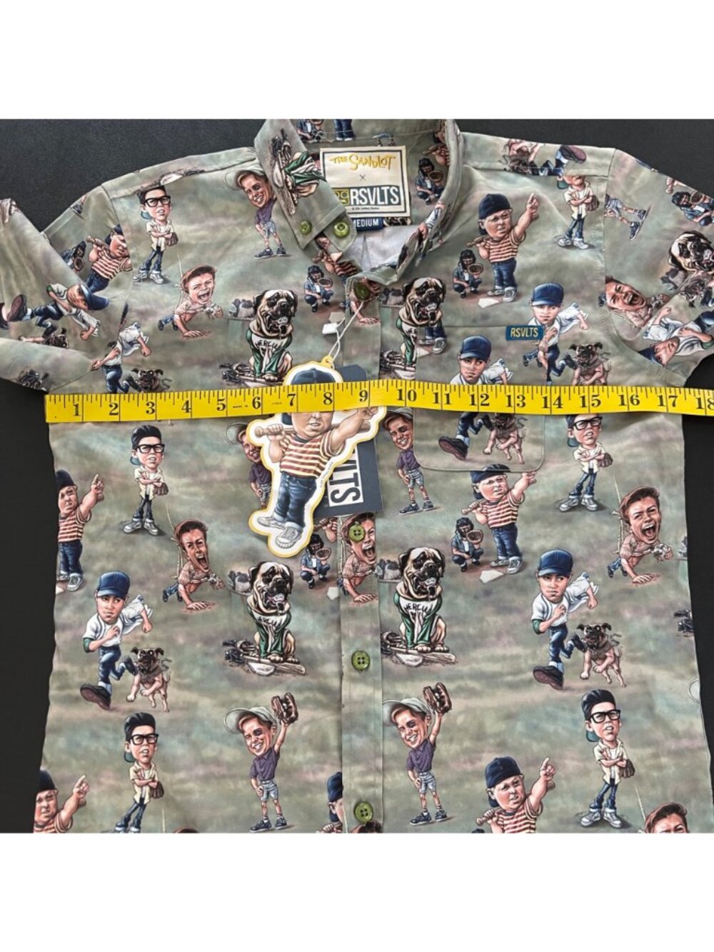 RSVLTS The Sandlot Youth Shirt Size Medium KUNUFLEX NWT Baseball Movie - Picture 12 of 13